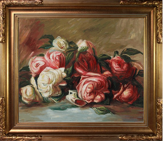 Discarded Roses - Pierre Auguste Renoir Painting